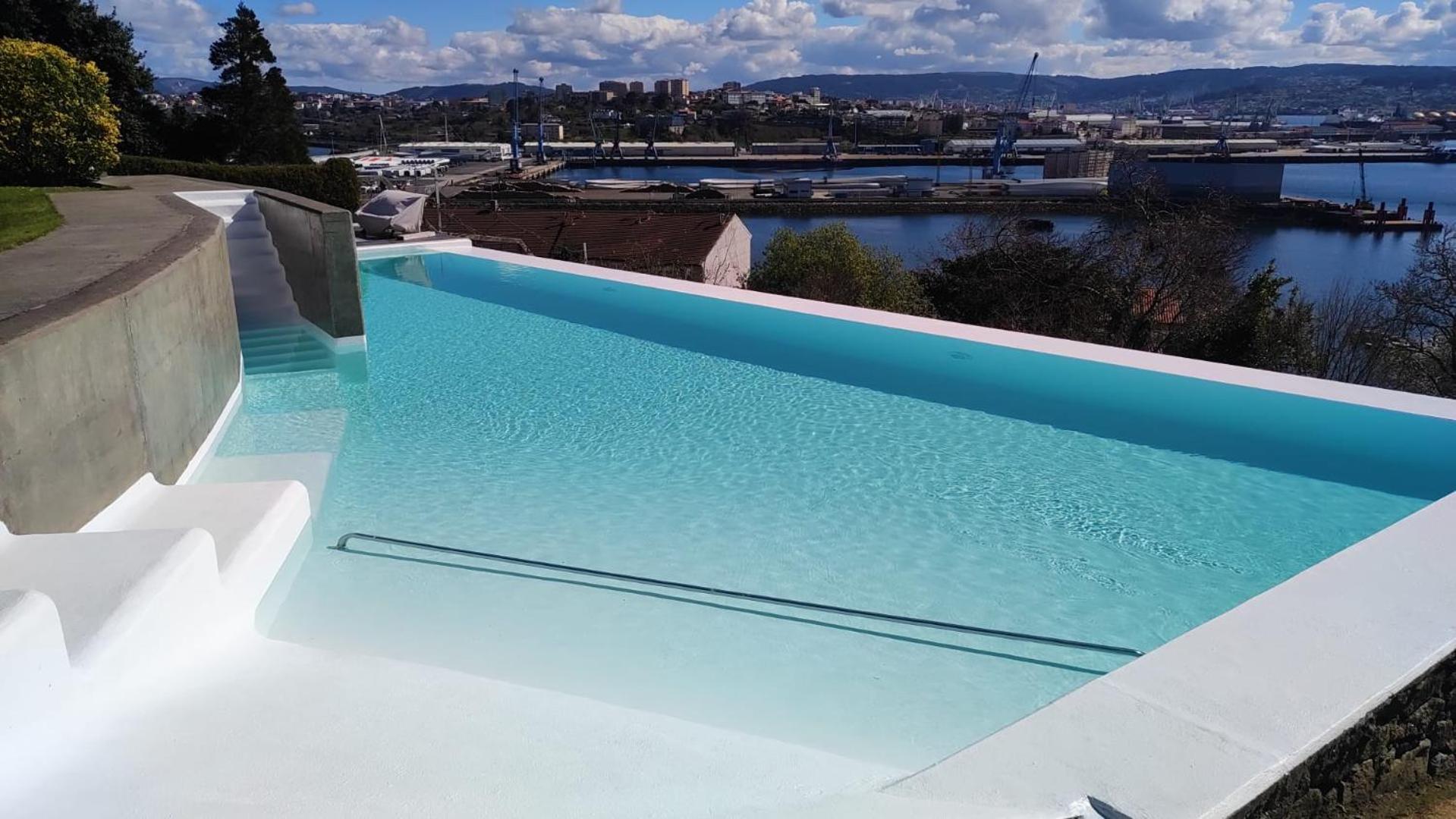 Apartamento Con Piscina Y Excelentes Vistas Ferrol Exterior photo